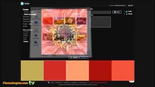 Photoshopies.com Create and Download Color Swatches From Adobe Kuler