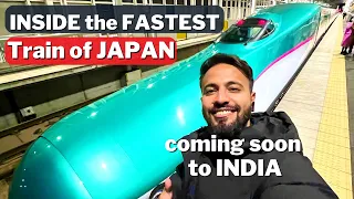 1000 Kms in the FASTEST BULLET TRAIN of JAPAN - The Hayabusa