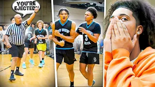 Nelson is a MENACE!!!! | Reaction (NELSON GOT EJECTED IN THIS HEATED AAU GAME!)