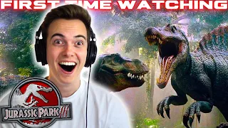 *THE BEST ONE!!?* Jurassic Park 3 | First Time Watching | (reaction/commentary/review)