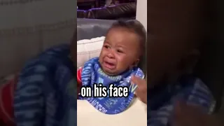This baby started crying after his dad got a haircut… 🤣