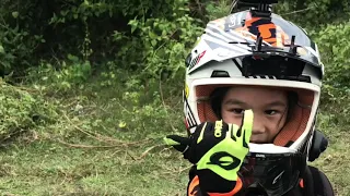 Husqvarna TC 50 zian’s first ride-