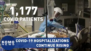 COVID-19 hospitalizations continue rising: Hospital workers beyond exhausted