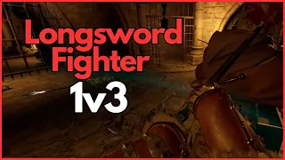 Longsword Fighter Clutches 1v3 | Dark and Darker