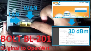 Flash and Unbrick bolt bl201 bl100 оригінальна прошивка openwrt 21.02.1 #TeknisiWifi