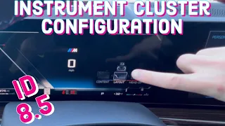 Instrument Cluster Configuration (iDrive 8.5)