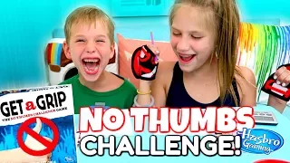 GET A GRIP the No THUMBS Challenge by Hasbro Gaming Games Crate Unboxing