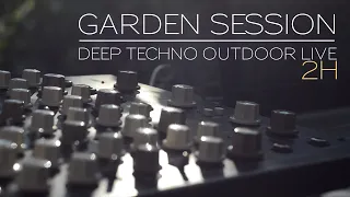 Garden session # Deep Techno outdoor live ( DSI Tempest Vermona Perfourmer Octatrack Strymon ...)