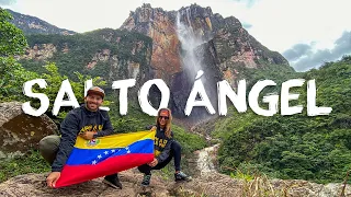 We reached the HIGHEST WATERFALL IN THE WORLD! 979 meters high😱. Angel Falls Venezuela 🇻🇪