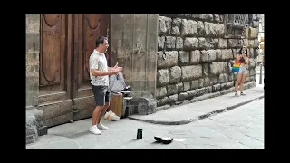 BEST Opera Street Singer in Florence, Italy