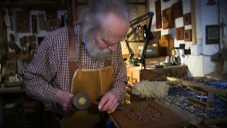 Roger Sutton, Wood Carver, Newfields Gallery