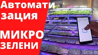 Микрозелень Автоматизация фермы Гидропоника таймер полива и света микрогрин