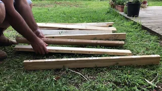 DIY - pallet bicycle trailer (first sketch)