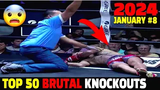 Top 50 Knockouts of January 2024 #8 (MMA•Muay Thai•Kickboxing•Kun Khmer)