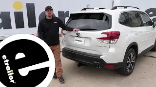 etrailer | Curt Trailer Hitch Installation - 2021 Subaru Forester