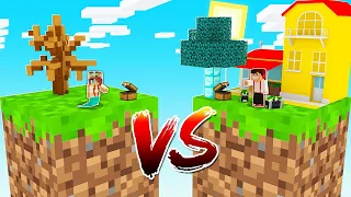 WYSPA BIEDY LUMI vs WYSPA BOGACTWA GPLAY W MINECRAFT?!