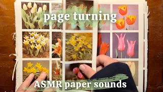 ASMR page turning 📖 | background noise to relax | paper sounds no talking
