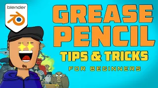 Grease Pencil Tips and Tricks to Master 2D Workflow | Blender Tutorial for beginners | Full Course!