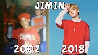 Jimin BTS Childhood, Pre-debut and Now(2018) Pictures