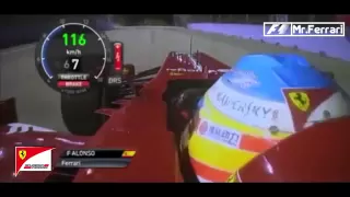 Webber Penalty-Fernando Alonso stops to give Webber a lift-Singapore GP 2013