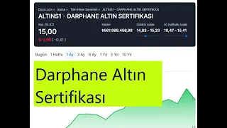 ALTINS1 - DARPHANE ALTIN SERTIFIKASI