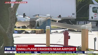 Small plane crashes near Melbourne Orlando International Airport