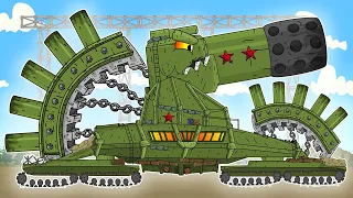 Giant Tank War - Cartoons about tanks