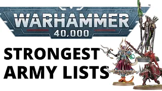 Nine Top Warhammer 40K Army Lists with the NEW POINTS - What's Winning ?