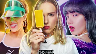 СТРЁМНАЯ РЕАКЦИЯ: BLACKPINK и Селена Гомес – Ice Cream :D