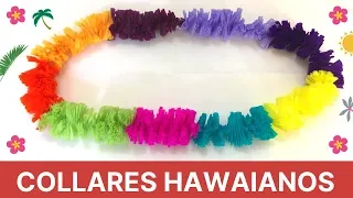 COMO HACER COLLARES HAWAIANOS