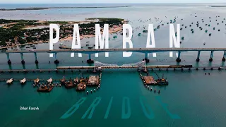 Pamban Bridge, Rameswaram || Aerial View || Drone Video