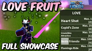 NEW Love Fruit Rework FULL SHOWCASE! | Blox Fruits Love Fruit Full Showcase & Review