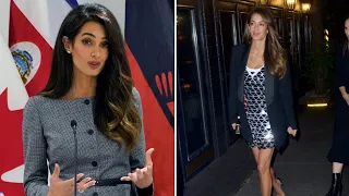 Fashion Icon Amal Clooney's UN General Assembly Day-to-Night Transition