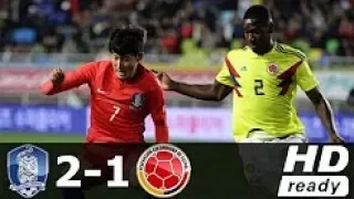 South Korea vs Colombia 2-1 Highlights & Goals - Friendlies 10 Nov 2017