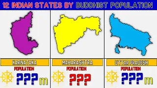 Top 12 Indian States By Buddhist Population