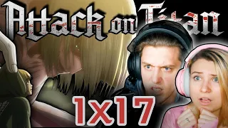 Attack on Titan 1x17 Reaction: "Female Titan: The 57th Exterior Scouting Mission, Part 1"