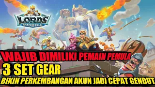 GEAR F2P YANG WAJIB DIMILIKI PEMAIN BARU - Lords Mobile