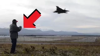 WW2 Airmans Reaction On Seeing F-22 Raptor Live In Action For the First Time In His Life