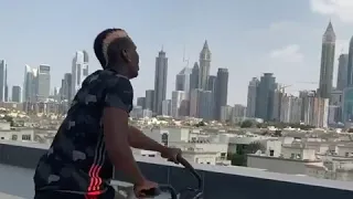 Manchester United's Paul Pogba is currently in Dubai trying to recover from his injured foot