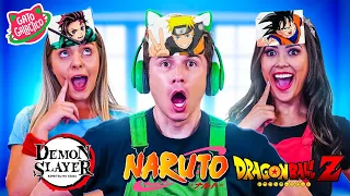 BATALHA DE ANIME ! | Jogo do QUEM SOU EU com Naruto no Gato Galactico