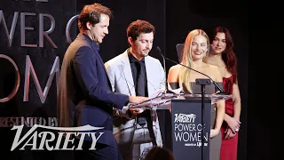 Dua Lipa Awards Margot Robbie & Producing Partners for 'Barbie' at Variety's Power of Women