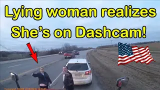 A Day in The Life of an American Truck Driver - Road Rage, Brake Check, Car Crash, Instant Karma USA