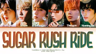 [Karaoke] TXT "SUGAR RUSH RIDE" (Color Coded Eng/Rom/Han/가사) (6 Members)