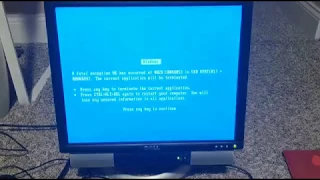 How to FORCE The Blue Screen of Death (Windows 98)