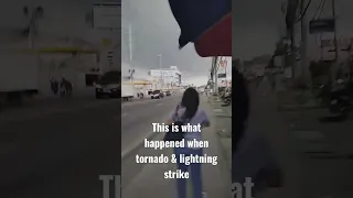 When Tornado & Lightning meets #Shorts #video #philippines
