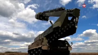 Российский ЗРК "Бук-М3" в ходе операции на Украине