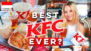 First Time Trying KFC In INDONESIA! 🐔🍗🇮🇩 (This Is So Different!) [SUB INDO] | Coco Eats