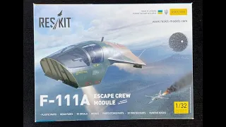 Res Kit F-111A Escape Crew Module, 1:32 In-Box Browse review