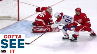 GOTTA SEE IT: Tomas Tatar Fights Off Defender Then Dekes Out Jimmy Howard To Score