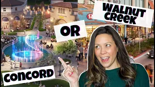 Walnut Creek CA downtown VS. Concord CA downtown | EP 95